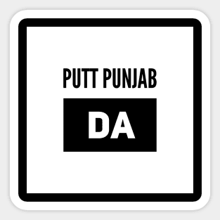 Putt Punjab Da Sticker